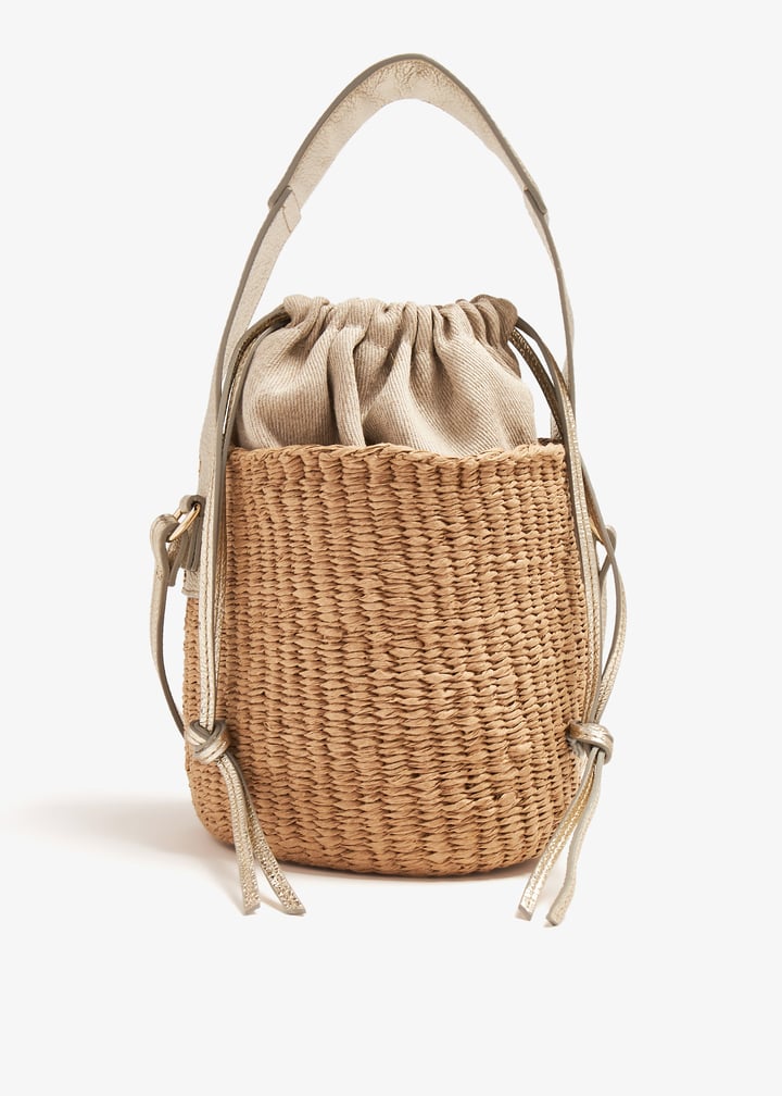 トートバッグ CHLOE\tMARCIE CROSSBODY BASKET BAG\tCHC23SS736I32\t25M\t\tTAN Chloé Woody small basket bag for Women - Beige in UAE