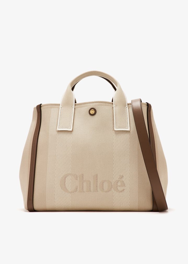 【Chloe】CARRY◆CHC25SS910O65 Chloé Chloé Carry tote bag for Women - Beige in UAE | Level