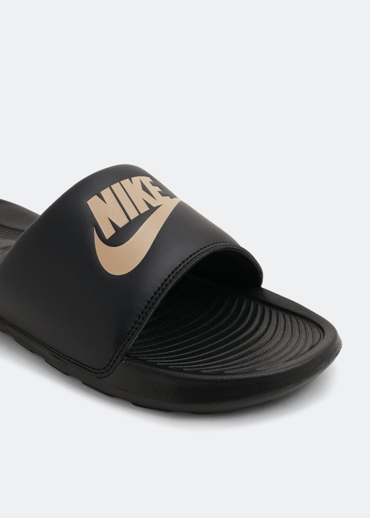Nike Victori One slides for Men Black in UAE Level Shoes