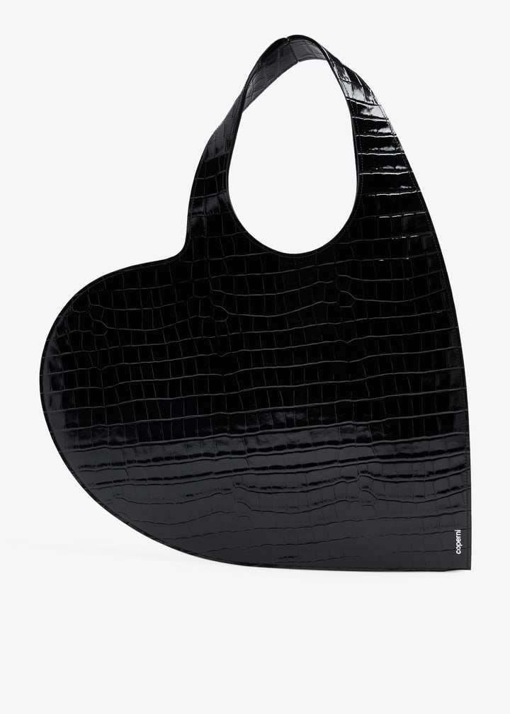 トートバッグ Coperni FW25 HEART TOTE BAG (COPBA14405 BLACK) Coperni Heart Tote Bag | Black | FARFETCH