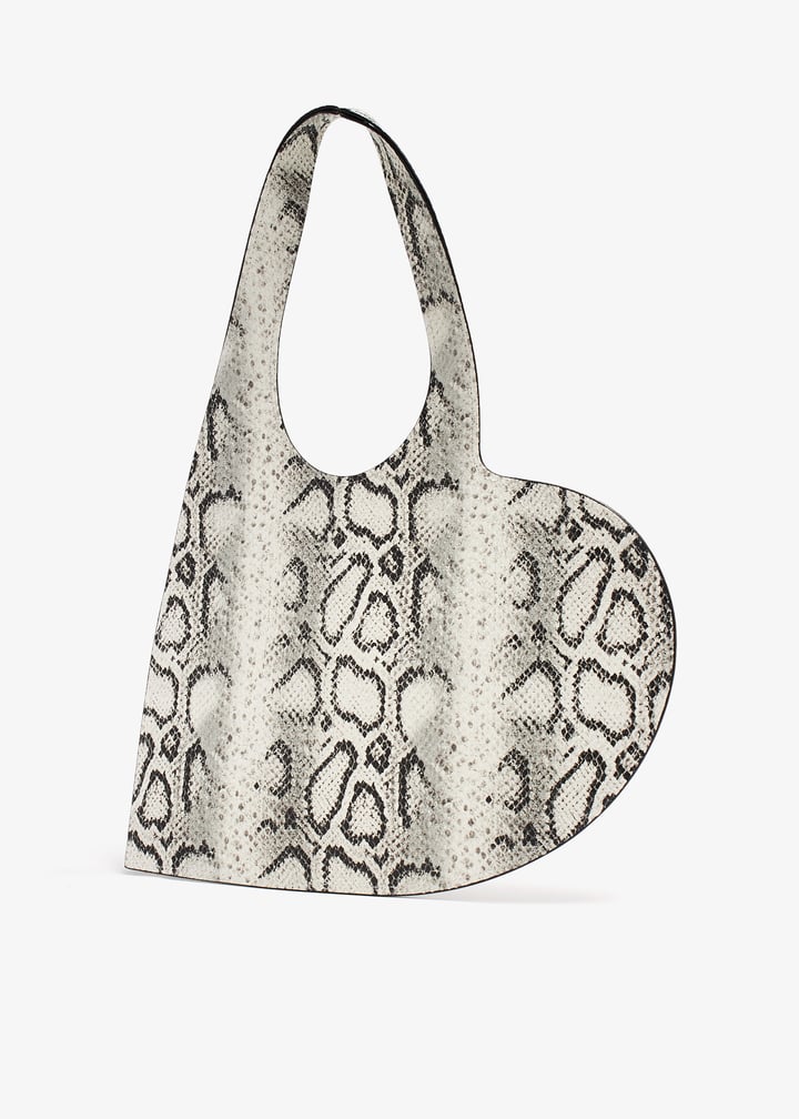 Coperni Mini Heart tote bag for Women - Animal Printed in Coperni Mini Heart tote bag for Women - Animal Printed in