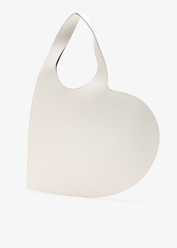 【関税&送料込】Coperni White Leather Heart Tote Bag Coperni Heart tote bag for Women - White in UAE | Level Shoes