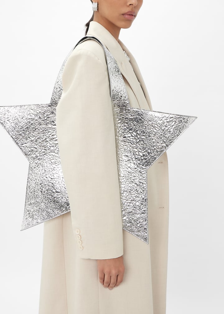 Coperni Foil Star tote bag for Women - Silver in UAE | Level