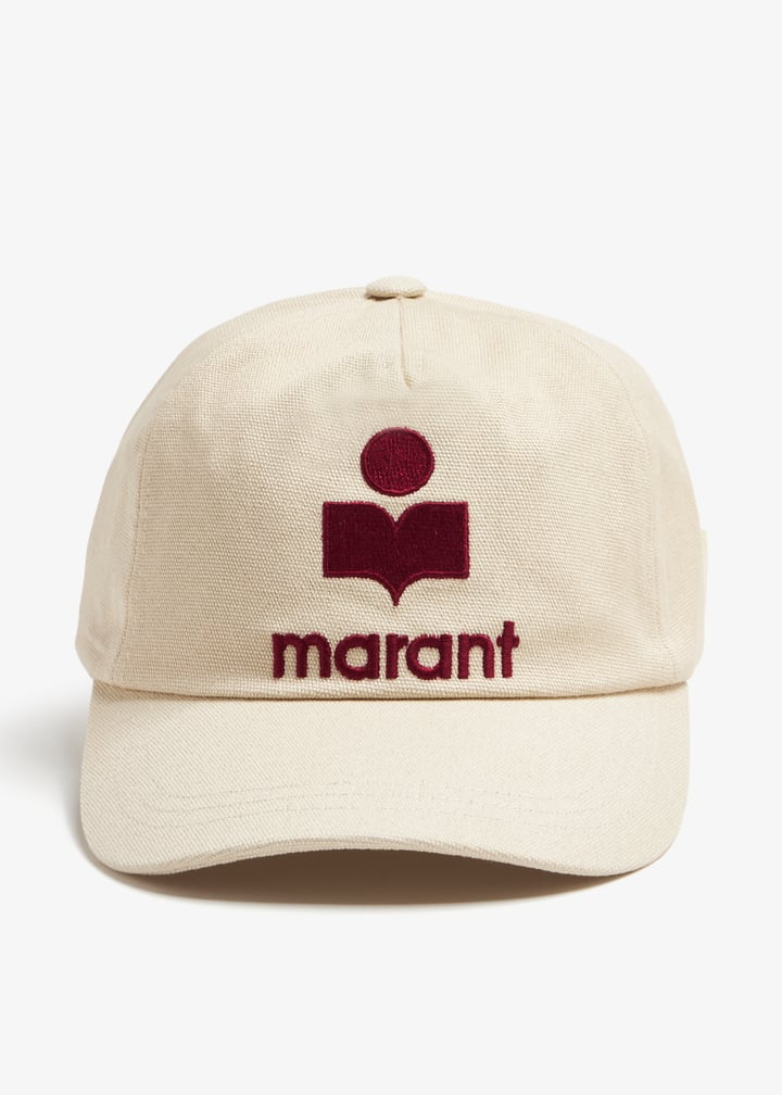 Isabel Marant Tyron logo cap for Women - Beige in UAE