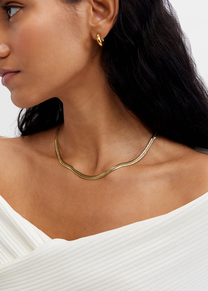 Missoma Camail chain necklace for Women - Gold in UAE