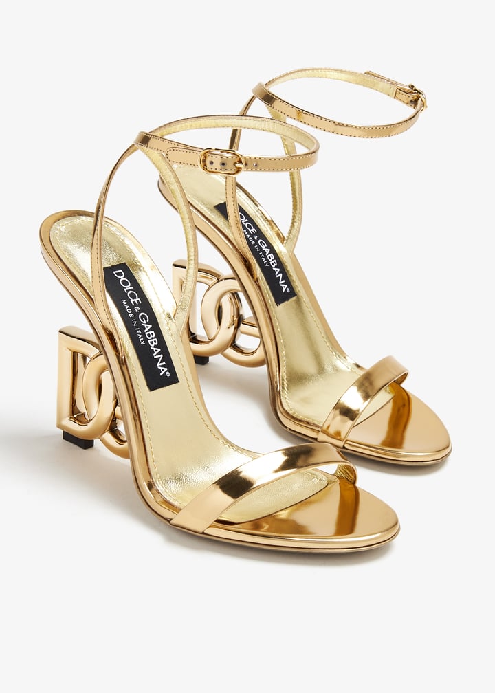 DOLCE&GABBANA　サンダル 35 Dolce & Gabbana ビジュー サンダル | ブラック | FARFETCH JP