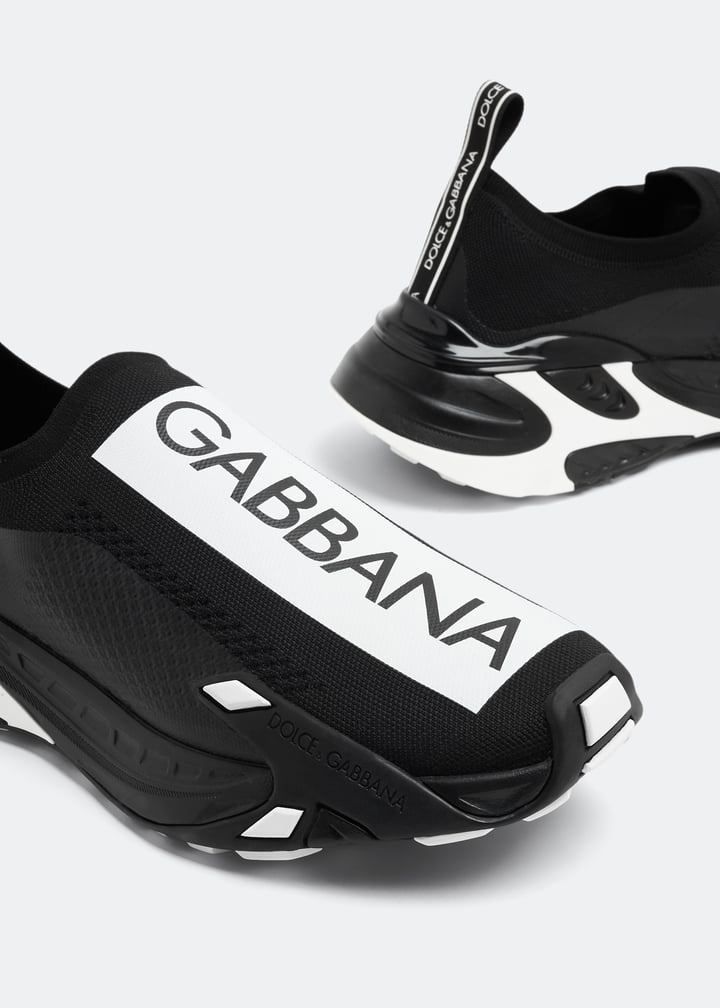 【送料&関税込】Dolce & Gabbana fast Sneakers Stretch mesh Fast sneakers in Multicolor for Men