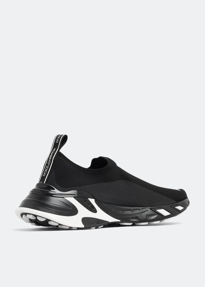 Dolce&Gabbana Stretch mesh Fast sneakers for Men - Black in