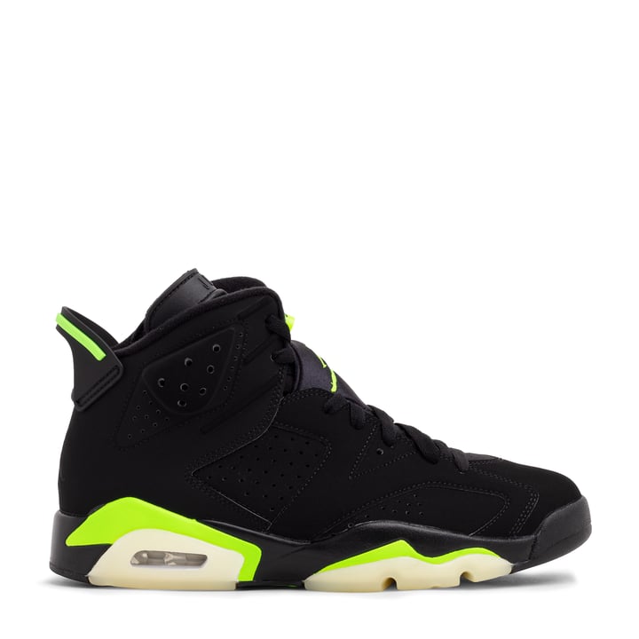 Neon Green Retro Black And Green Air Jordan Retro Sneakers