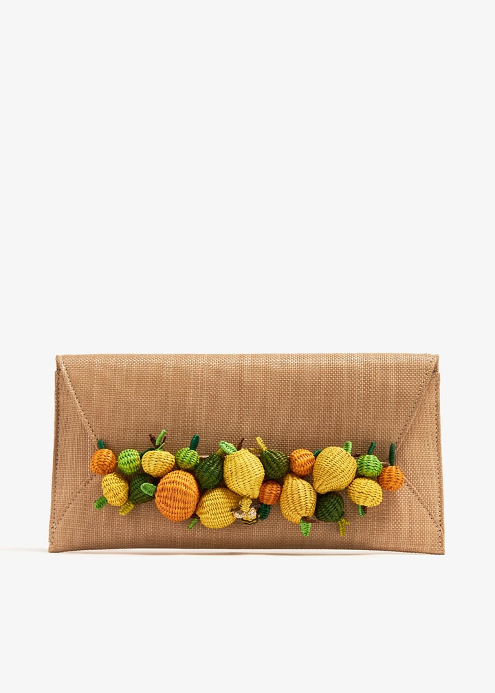 Aquazzura Citrus Punch clutch for Women - Beige in USA | Level Shoes