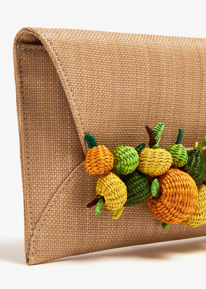 Aquazzura Citrus Punch clutch for Women - Beige in USA | Level Shoes