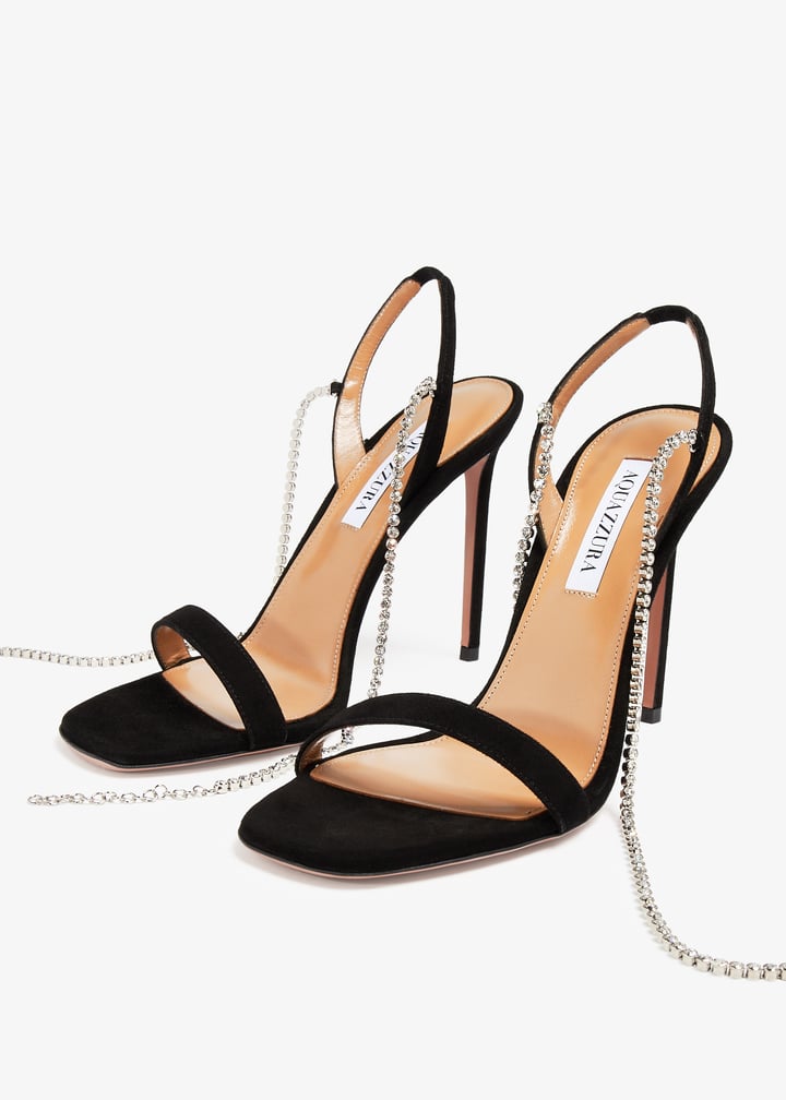 サンダル・ミュール AQUAZZURA 'careless whisper 105 CWHHIGS0 SUE Aquazzura Careless Whisper 105 sandals for Women - Black in