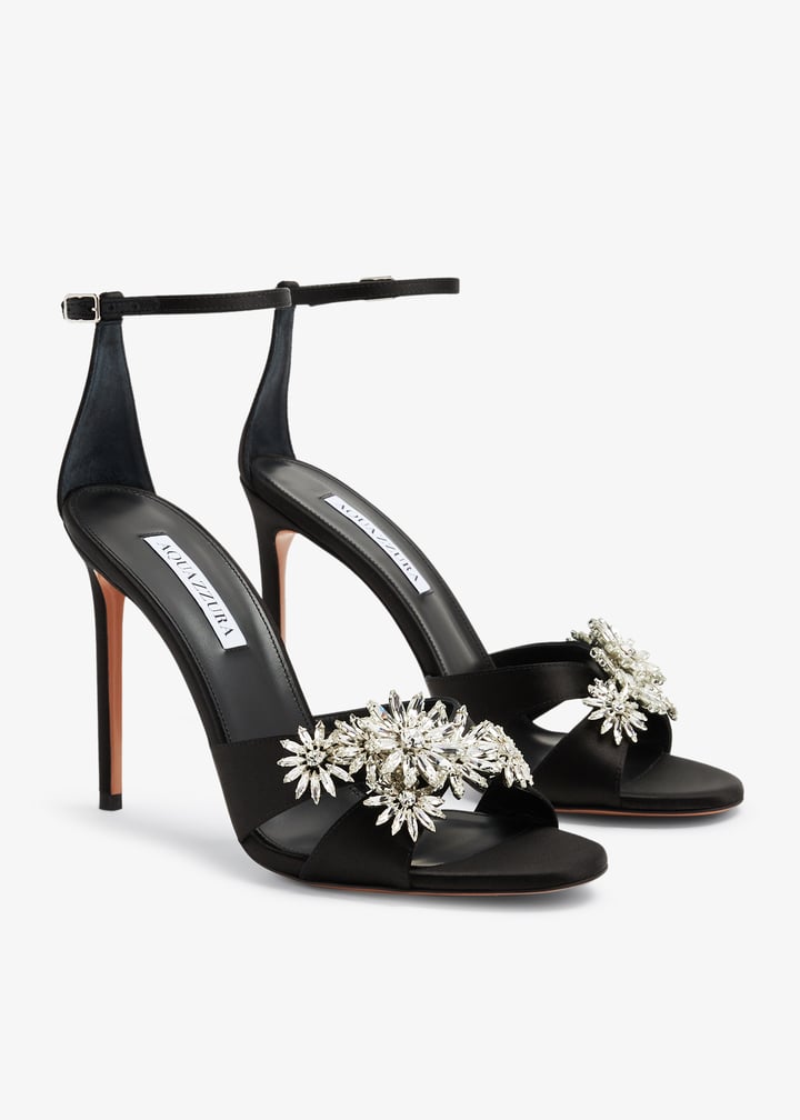 Aquazzura Crystal Margarita sandals for Women Black in UAE