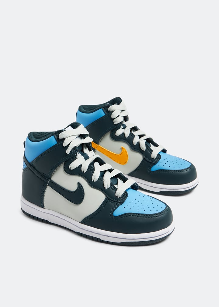 Colorful Nike Dunks High Nike Dunk High Sneakers For Kids Unisex