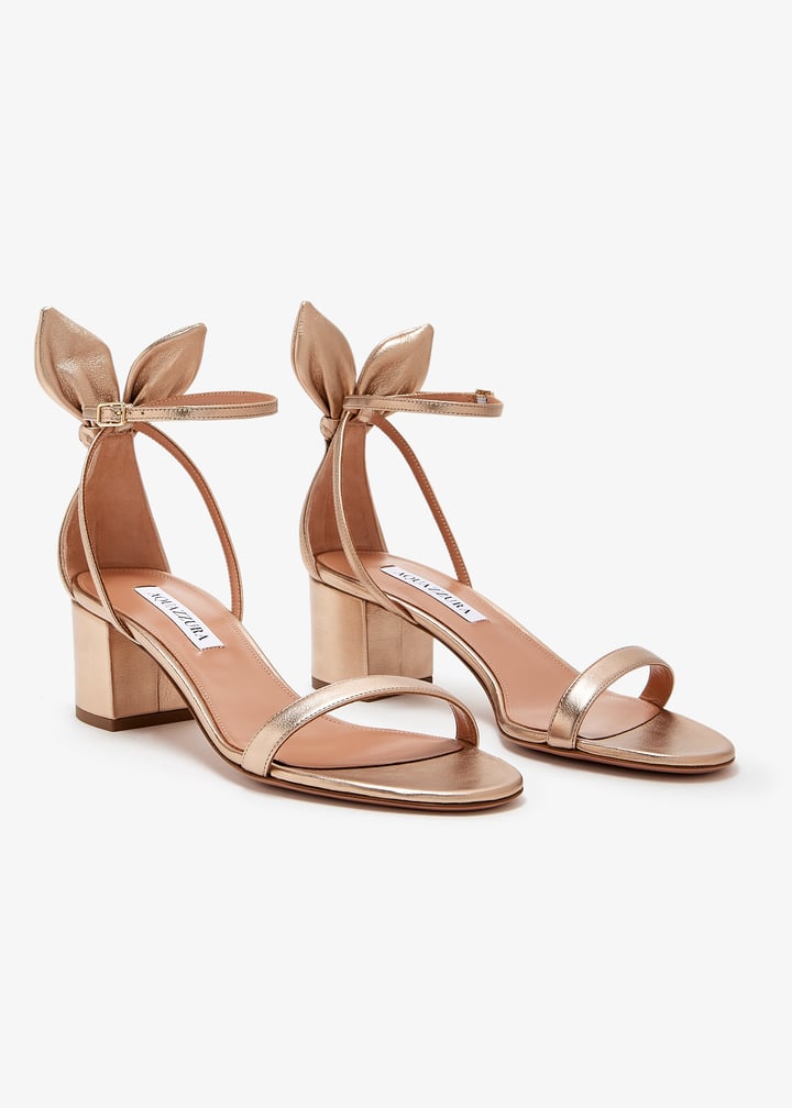 サンダル・ミュール Aquazzura BOW TIE PUMP SANDALS Bow Tie Sandal 50 BLACK Aquazzura@ Official