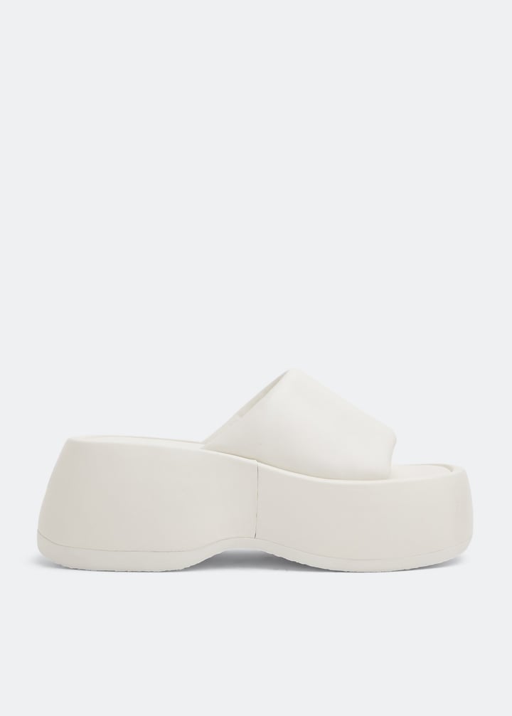 Naked Wolfe Destiny leather sandals for Women - White in USA