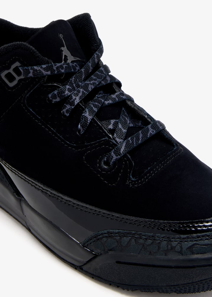 Nike Air Jordan 3 Retro sneakers for Boy - Black in UAE