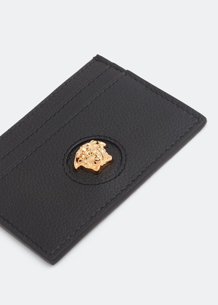 Versace La Medusa card case for Women - Black in UAE | Level