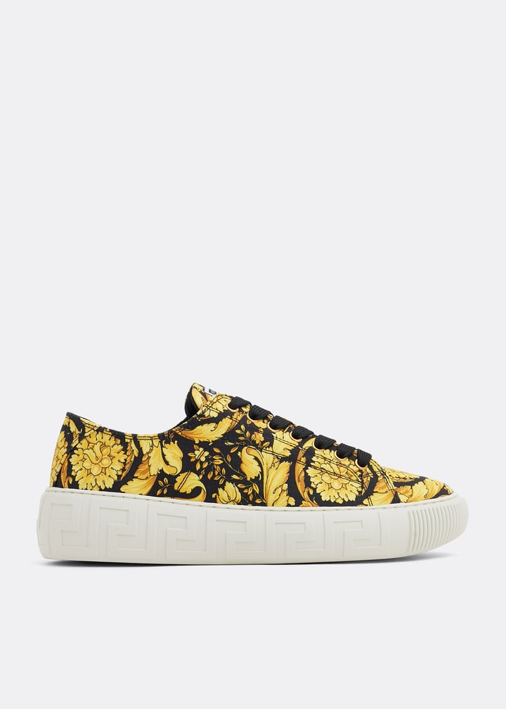 Greca barocco print sneakers