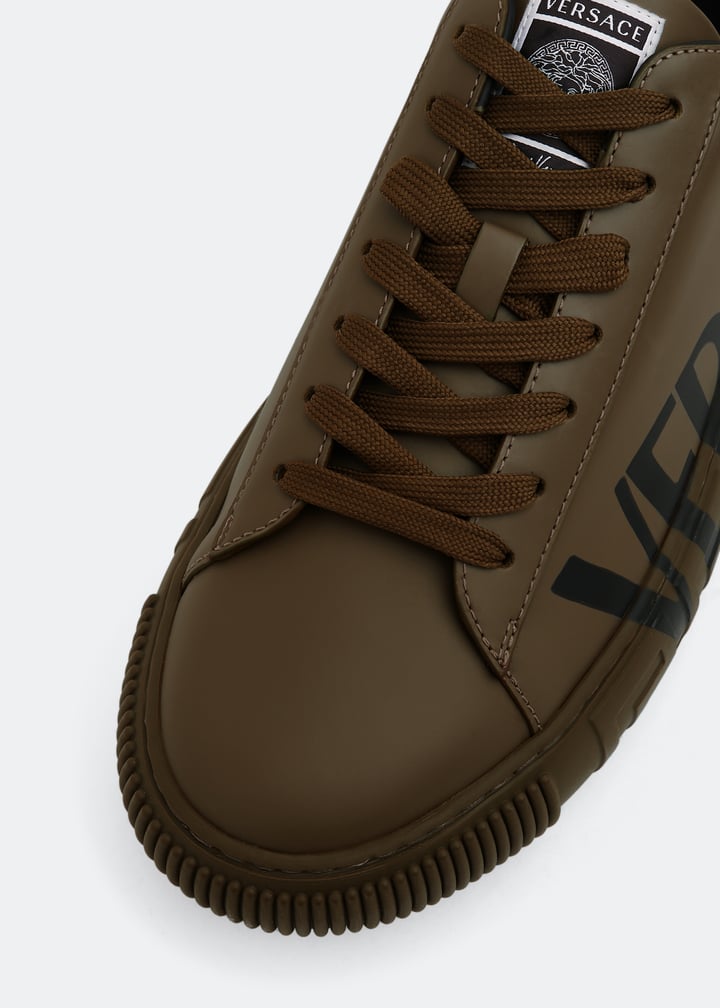 Versace Greca sneakers for Men - Brown in UAE | Level Shoes Versace Greca sneakers for Men - Brown in UAE | Level Shoes