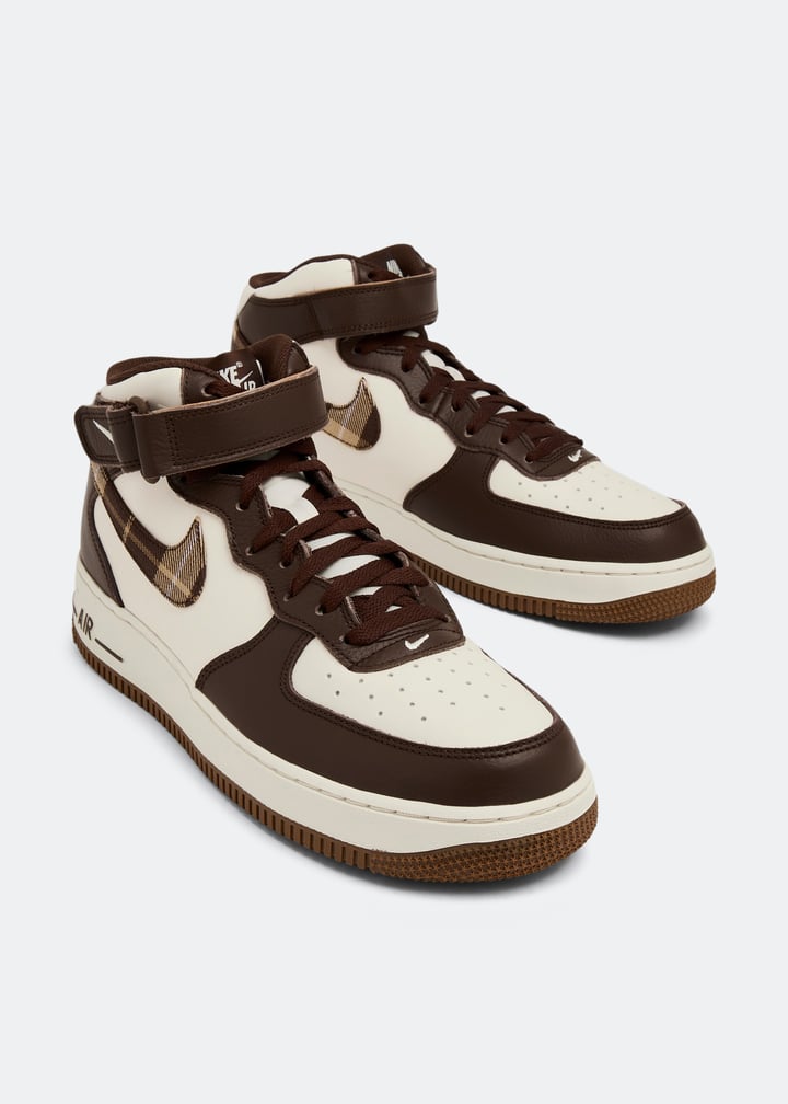 Nike Air Force 1 Mid '07 'Brown Plaid' sneakers for Men