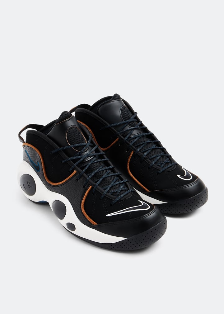 シューズ(男性用) Nike Air Zoom Flight 95 \"Black llic Nike Air Zoom Flight 95 Mens Shoes, Black/White-metallic