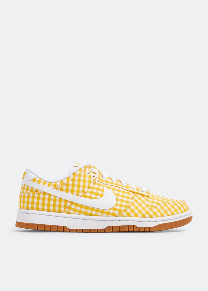 Dunk Low 'Yellow Gingham' sneakers - Main Image