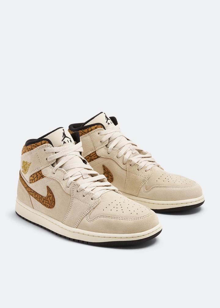 Air Jordan Mid 'Brown Elephant' sneakers
