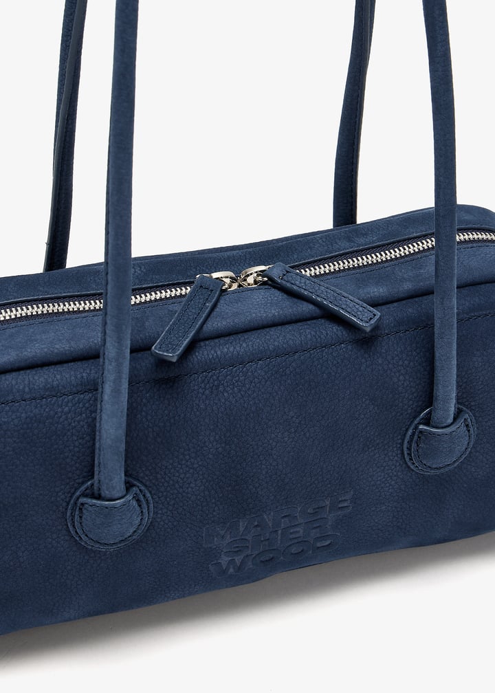 MARGESHERWOOD Soft baguette bag for Women - Navy in UAE