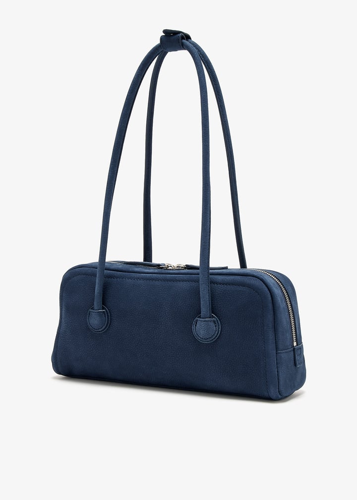 MARGESHERWOOD Soft baguette bag for Women - Navy in UAE