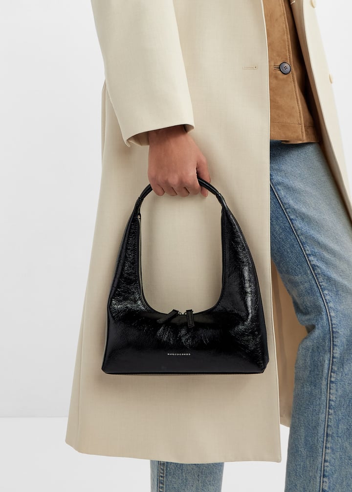 MARGESHERWOOD Hobo shoulder bag for Women - Black in KSA
