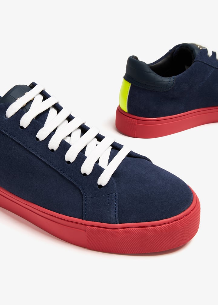 Hide&Jack Oil sneakers for Men Blue in UAE Level Shoes