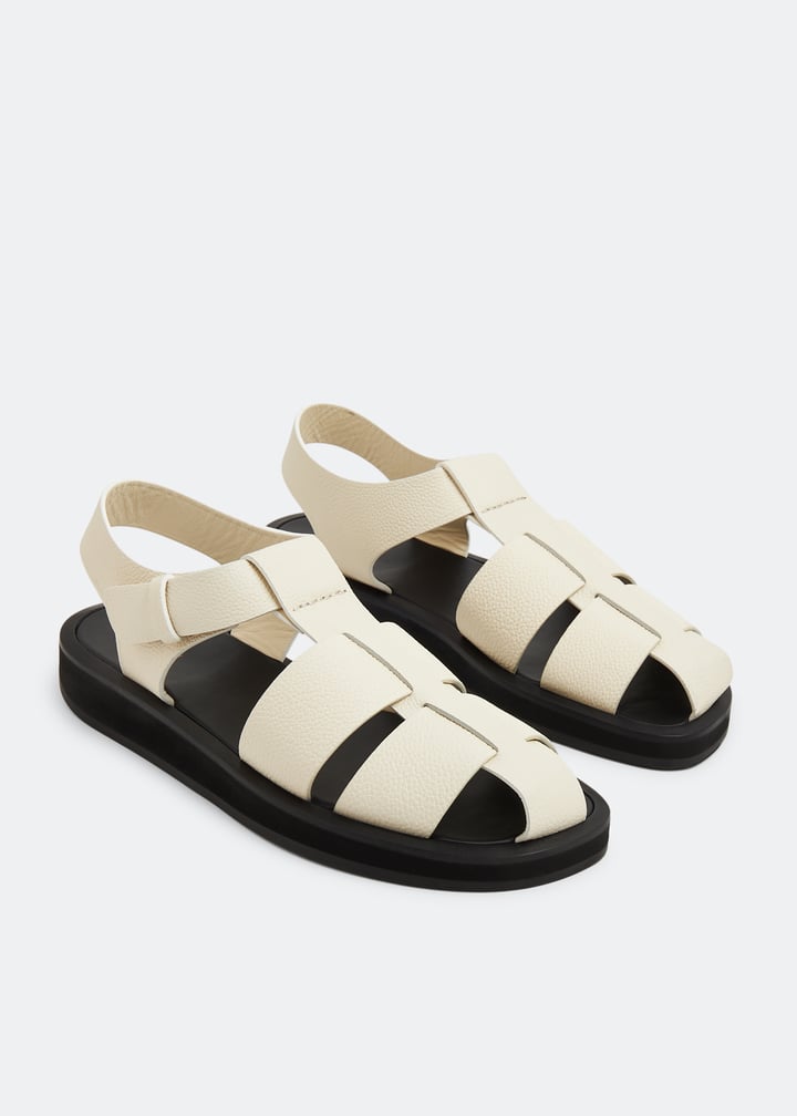 The Row Fisherman sandals for Women - White in UAE | Level Shoes The Row Fisherman sandals for Women - White in UAE | Level Shoes