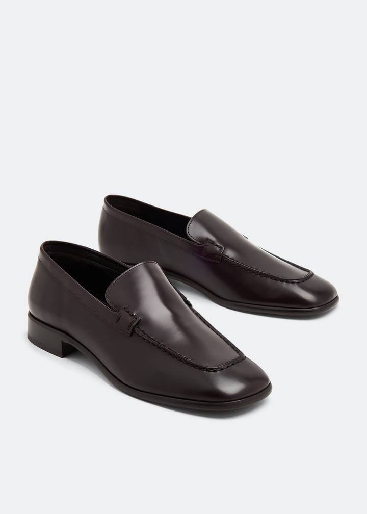【新品未使用】　the row ローファー　MENSY LOAFER 36サイズ The Row Mensy loafers for Women - Burgundy in UAE | Level Shoes