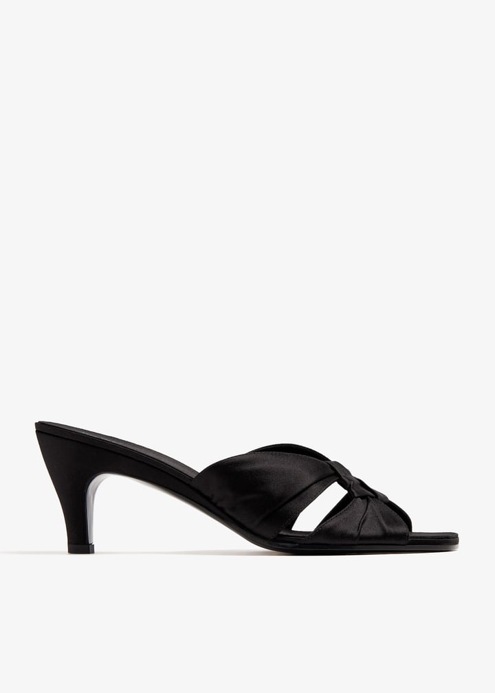 The Row Soft Knot sandals for Women - Black in USA | Level Shoes