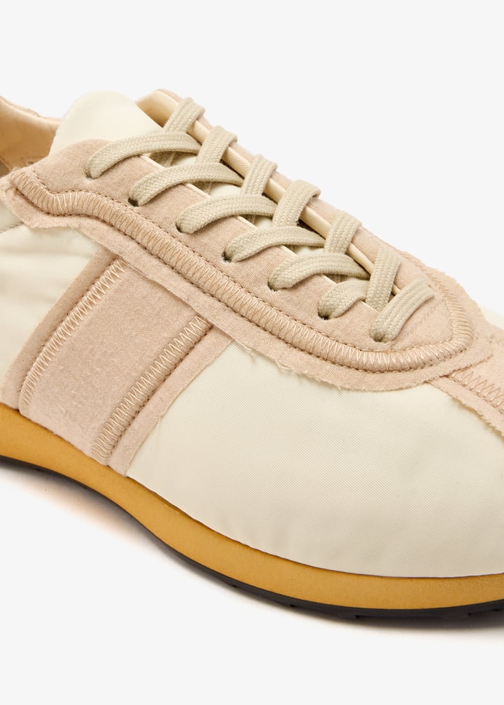 スニーカー The Row Two-tone canvas Mica sneakers (F1572W3304W263 BEO) The Row Two-tone Canvas Mica Sneakers | italist