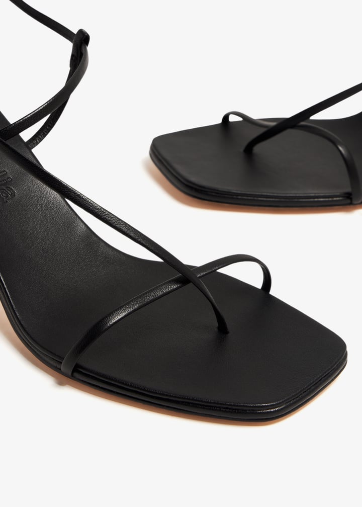 Studio Amelia Cross Front 70 sandals for Women - Black in