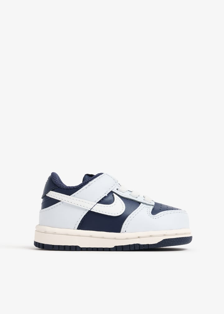 Nike Dunk Low 'Football Grey/Midnight Navy' sneakers for Boy