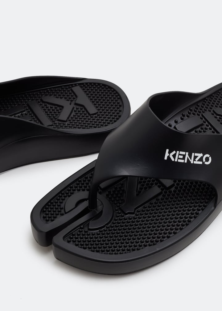 フィリピンペソ　22,515ペソ Kenzo K-Beach flip-flops for Men - Black in UAE | Level Shoes