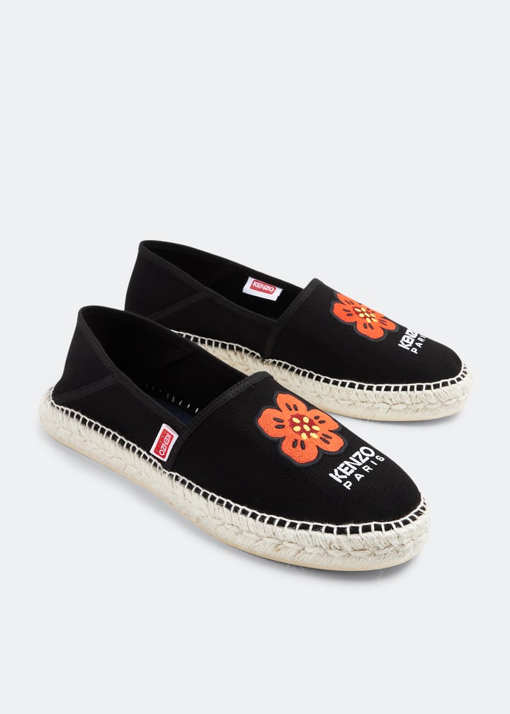 KENZO 'BOKE FLOWER' ピンズ Kenzo Boke Flower espadrilles for Men - Black in USA | Level Shoes