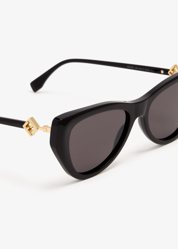 FENDI FF Diamonds cat eye sunglasses for Women - Black in