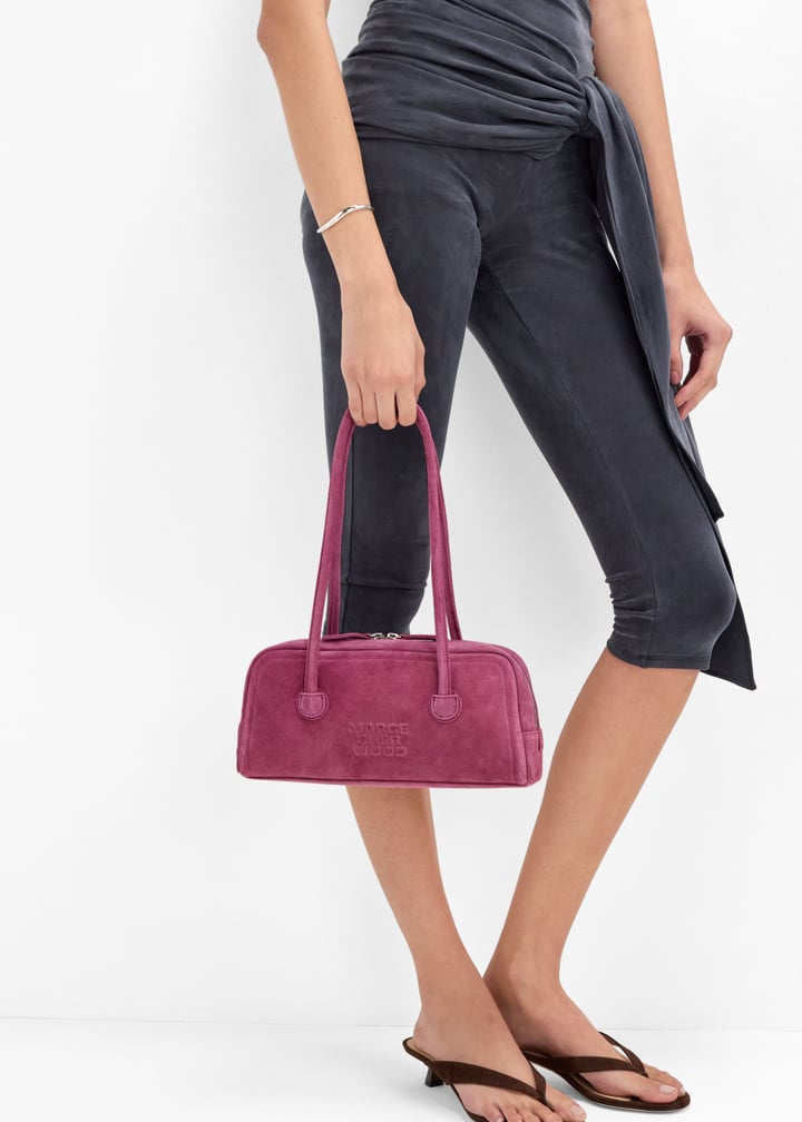 ANDMARY Mary quilting suede bag ピンク - メルカリ andmary Mary