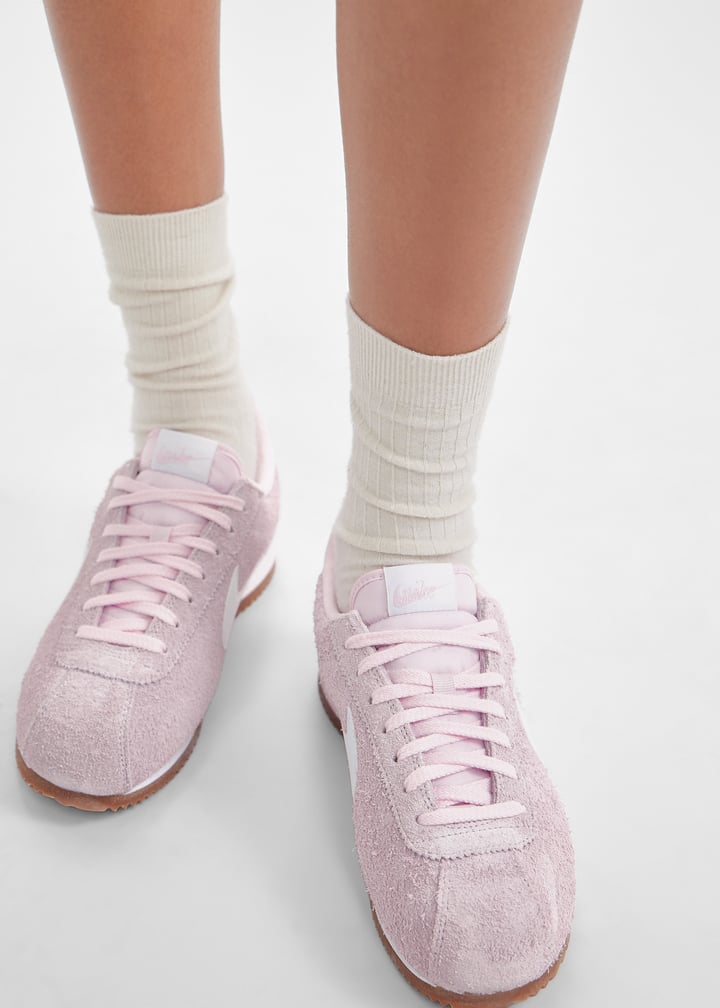 Pink Suede Nike Cortez Pink Buy Nike Cortez Vintage Sneakers For