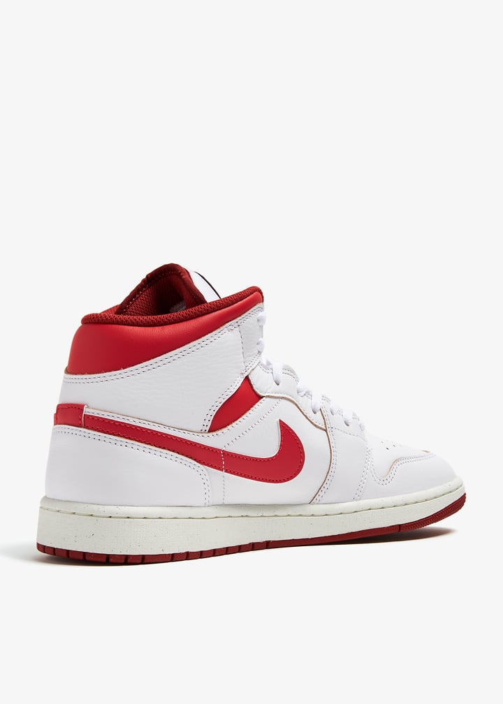 Nike Air Jordan 1 Mid SE 'Dune Red' sneakers for Men - White