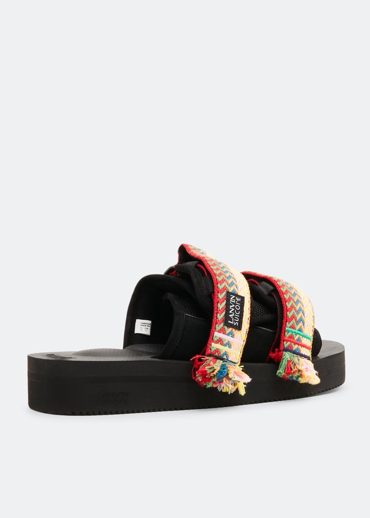 Lanvin x Suicoke Moto sandals for Men - Black in UAE | Level