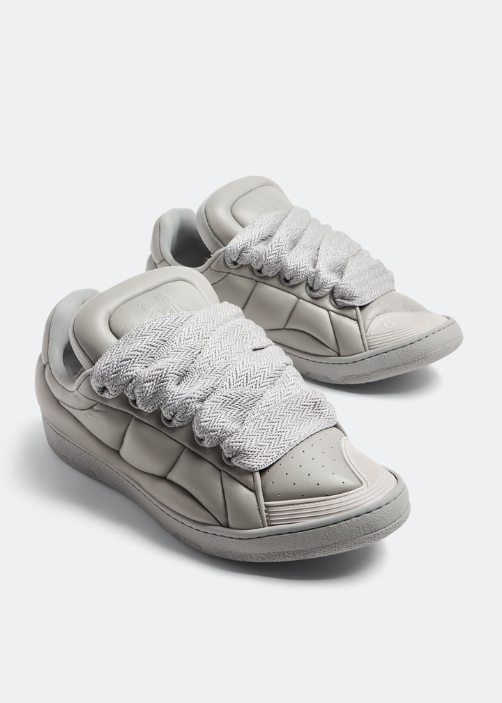 Lanvin Curb XL sneakers for Men - Grey in UAE | Level Shoes