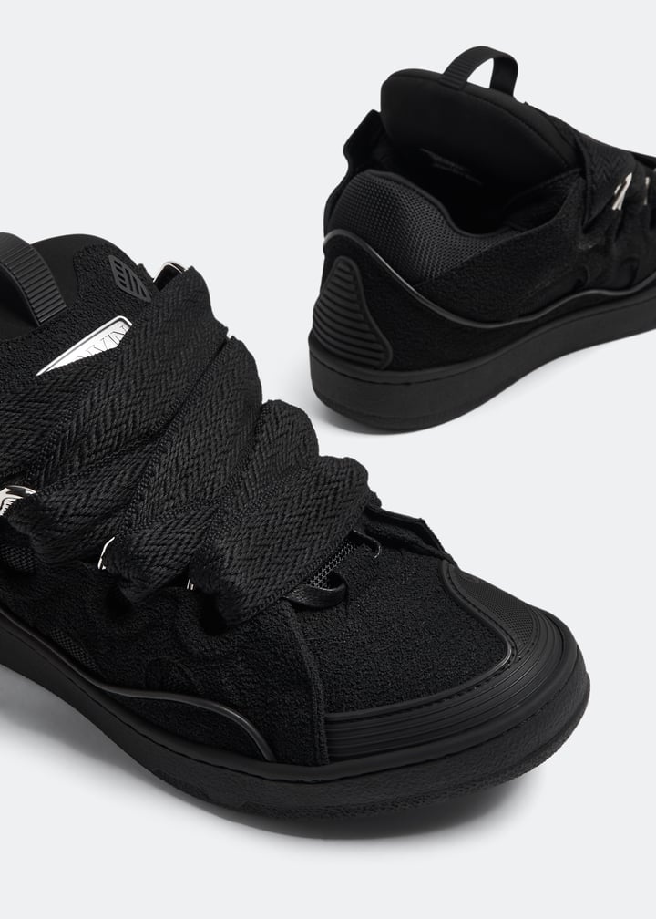 Lanvin Curb sneakers for Men - Black in Qatar | Level Shoes