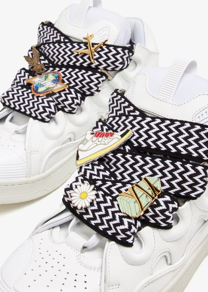 Lanvin x FUTURE Curb 3.0 sneakers for Men - White in USA | Level Shoes