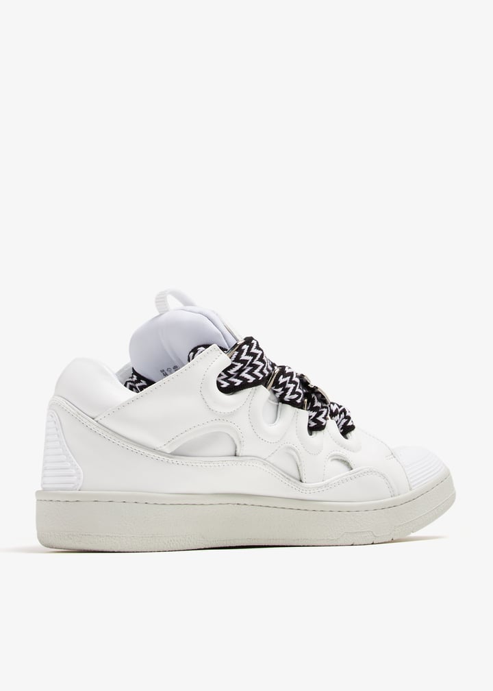 スニーカー LANVIN Men Sneakers White FUSKDK00NASH 00 Lanvin 'curb' Sneakers In White Leather | italist