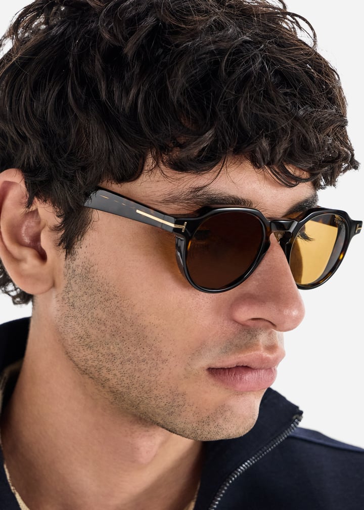 Tom Ford Thomas sunglasses for Men - Brown in USA | Level Shoes